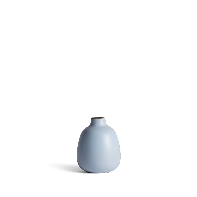 Abstract ceramic sculptures-Bud Vase in Glacier