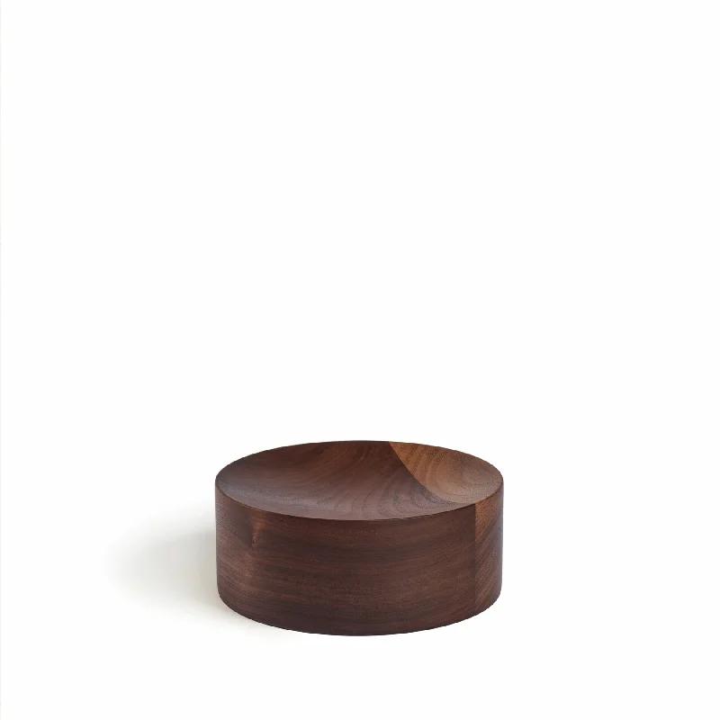 Round wooden wall art-Catchall Dish in Walnut