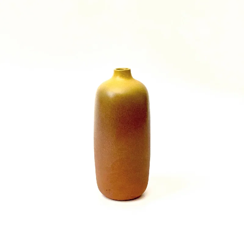 Rectangular brass mirrors-Giorgio Bottle - Terracotta & Mustard