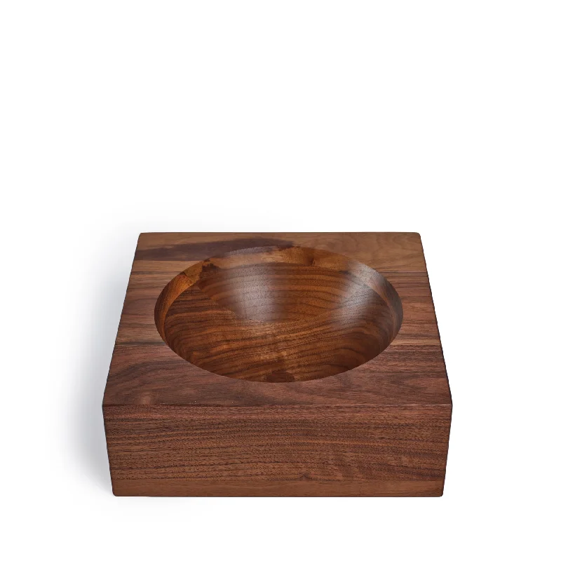 Square brass wall art-Square Scoop Bowl