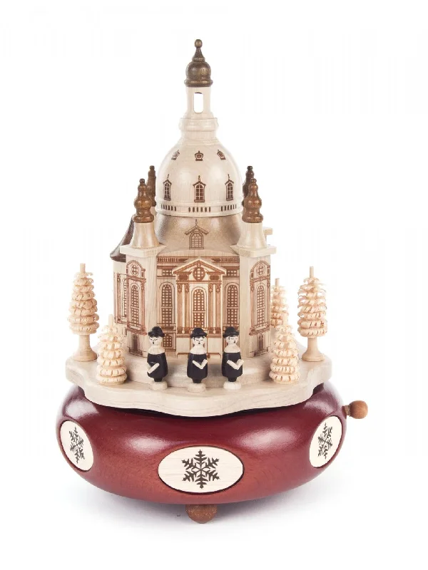 Handmade stoneware vases-086/257 - Music Box - Dresden Frauenkirche