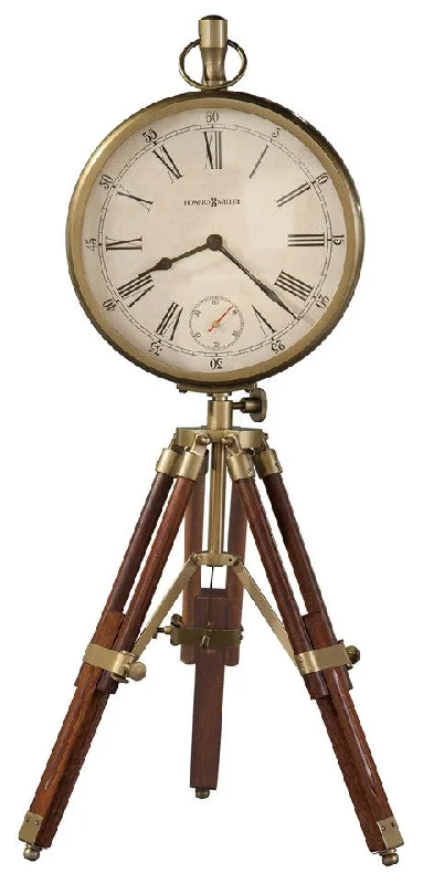 Velvet square cushions-Time Surveyor Mantel Clock