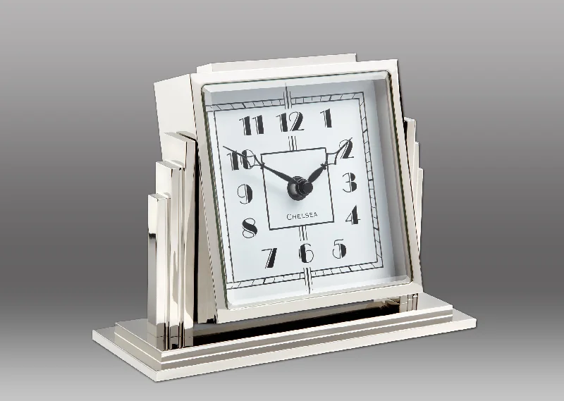 Glass dome candle holders-Athena Clock - White Dial