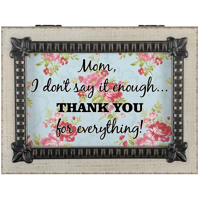 Bohemian macrame plant hangers-Carson Music Box "Mom, Thank You"