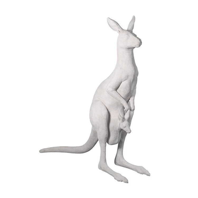 Handcrafted pottery sculptures-Design Toscano Australian Outback Kangaroo Garden Sculpture