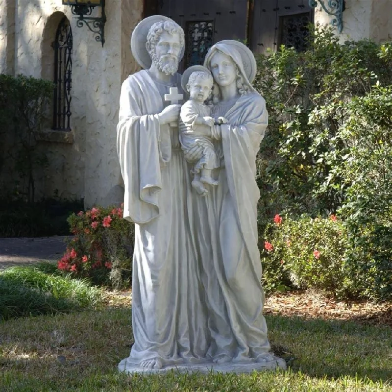 Antique bronze wall clocks-Design Toscano The Holy Family Sculpture: Estate