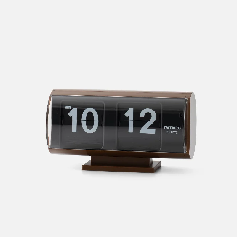 Elegant silver wall art-Flip Clock