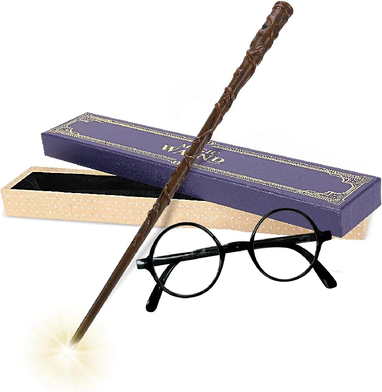 Plush chenille throw pillows-Hermoine Light Wand Toy for Kids Gift with Sunglass Harrypotter