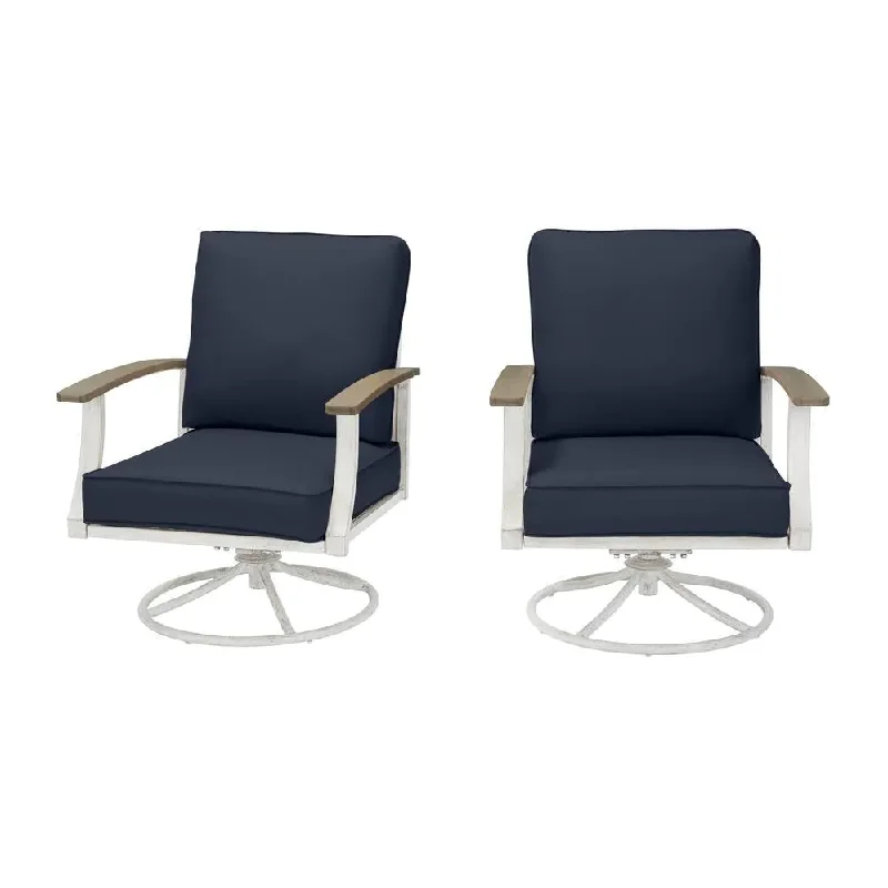 Minimalist white wall art-Marina Point Swivel Lounge Chair 2 Pack (Bare cushion) - $150