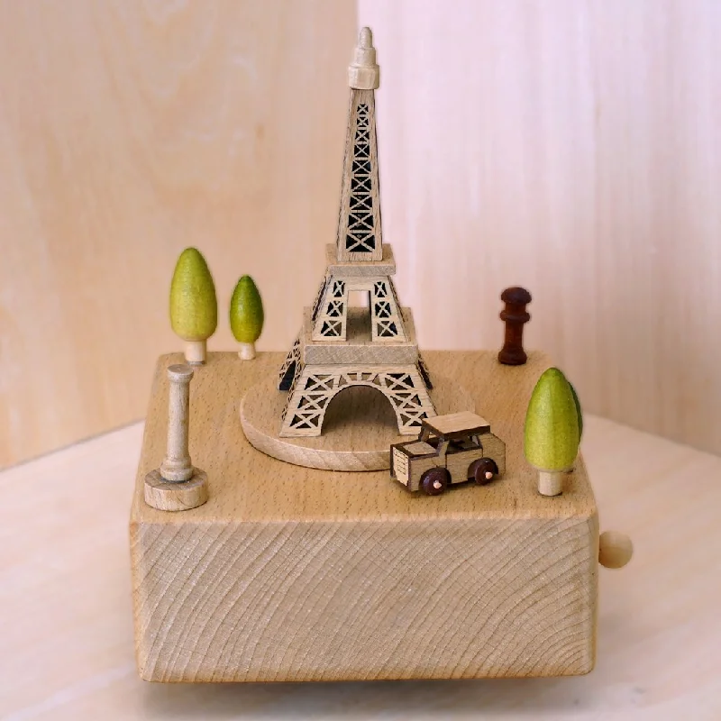 Nautical starfish wall mirrors-Paris Eiffel Tower with Moving Car (Melody: Meet)