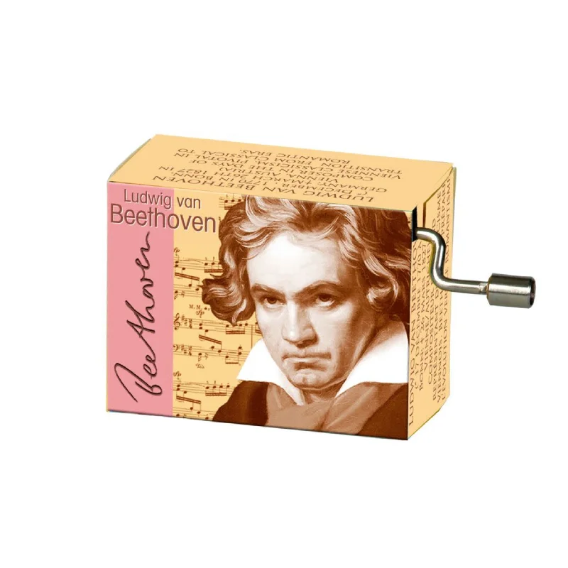 Oval wooden wall mirrors-Ludwig van Beethoven, Für Elise Music Box