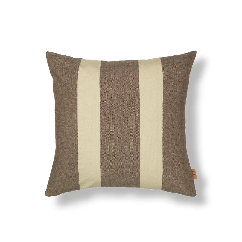 Scandinavian linen curtains-Strand Outdoor Throw Pillow