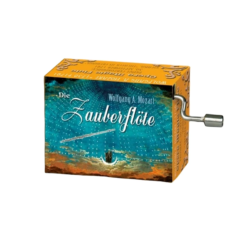 Coastal blue wall shelves-Wolfgang Amadeus Mozart, Papageno's Aria Music Box