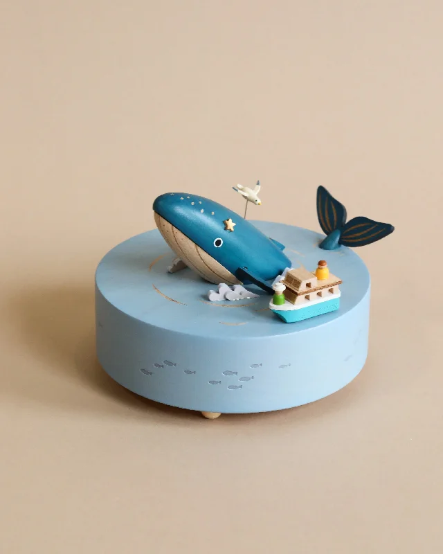 Wooden Whale Music Box