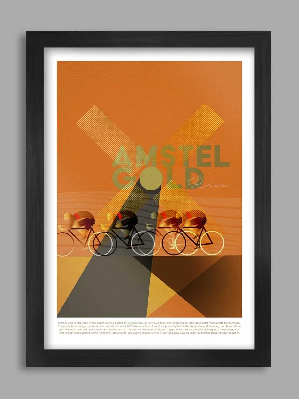 Coastal shell table lamps-Amstel Gold Race Cycling Poster Print