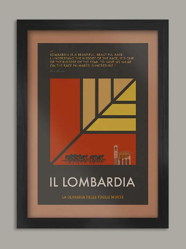 Antique silver figurines-Lombardia Cycling Poster Print - The Monuments