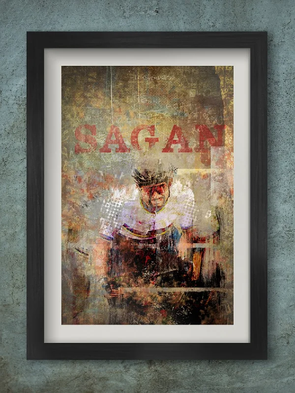 Rectangular brass mirrors-Sagan - Peter Sagan Cycling Poster Print