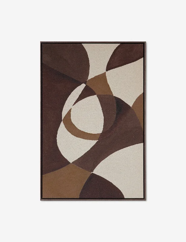 Eclectic patterned area rugs-Abstract Watercolor II Print  by Visual Contrast