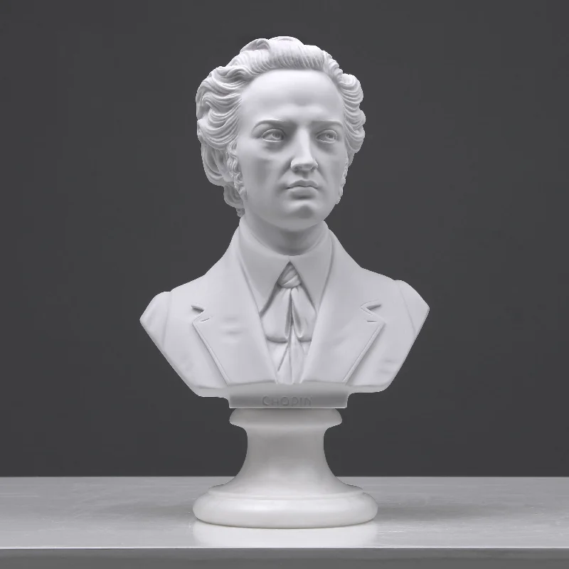 Industrial steel wall art-Chopin Bust Sculpture (Small)