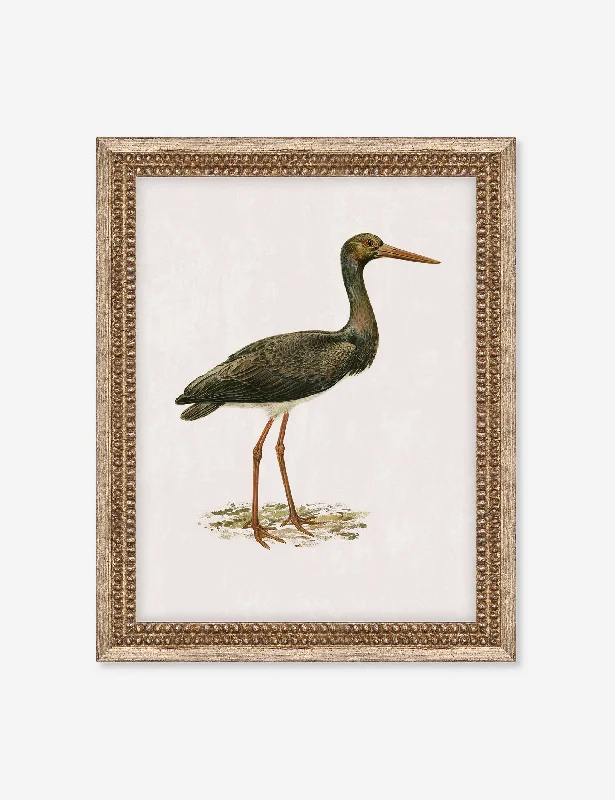 Marble hexagon wall decor-Heron Friend I Wall Art by Old World