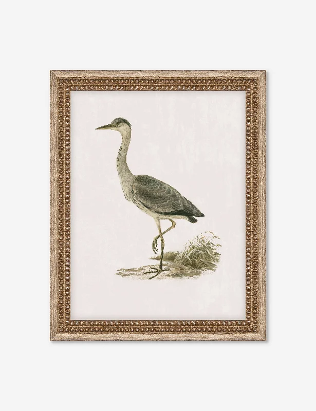 Hand-painted pottery planters-Heron Friend II Wall Art by Old World