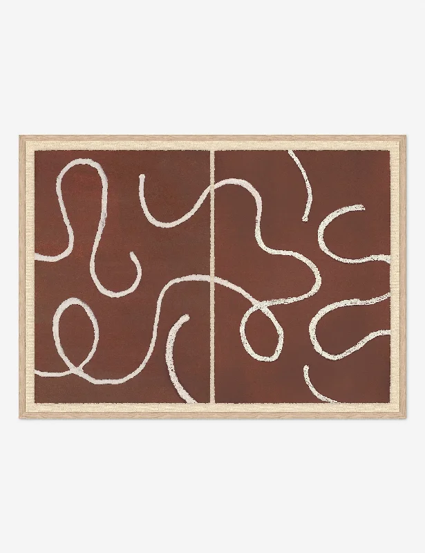 Eclectic tribal rugs-Infinitely Bound III Wall Art by Danielle Davis