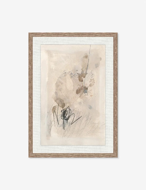 Abstract ceramic wall art-Morning Meditations I Print by Richard Ryder