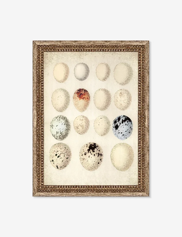 Velvet round table decor-Speckled Egg II Wall Art by Helen Parker